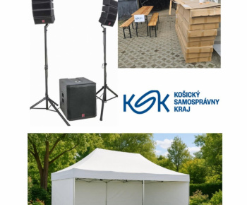 Technické vybavenie pre kultúrne a spoločenské podujatia v obci Malé Trakany  - Dotácia KSK ID/141/2025