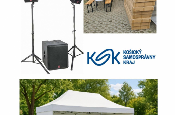 Technické vybavenie pre kultúrne a spoločenské podujatia v obci Malé Trakany  - Dotácia KSK ID/141/2025
