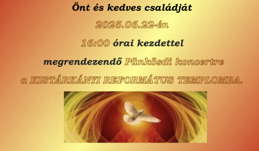 Pünkösdi koncert 2025 