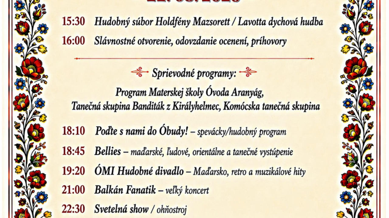 Fotografia fotogalérie Medzinárdoný Kultúrny festival v Malých Trakanoch - Stretnutie obcí Tárkány/Trakany