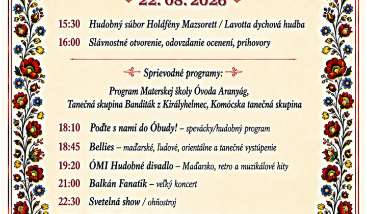 1. fotografia fotogalérie Medzinárdoný Kultúrny festival v Malých Trakanoch - Stretnutie obcí Tárkány/Trakany