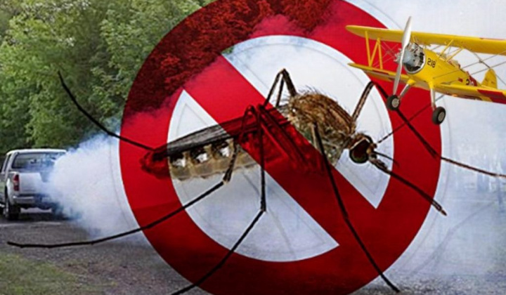 Pozemný plošný postrek proti komárom - Földi úton történő szúnyoggyérítés