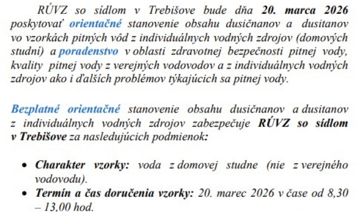 Fotka - SVETOVÝ DEŇ VODY 